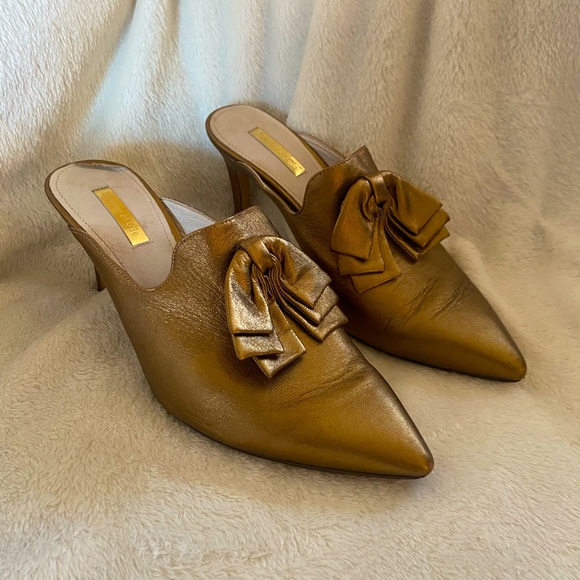 LOUISE ET CIE metallic mule - Picture 1 of 6
